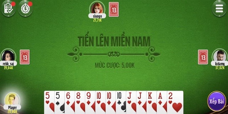 cách chơi tiến lên